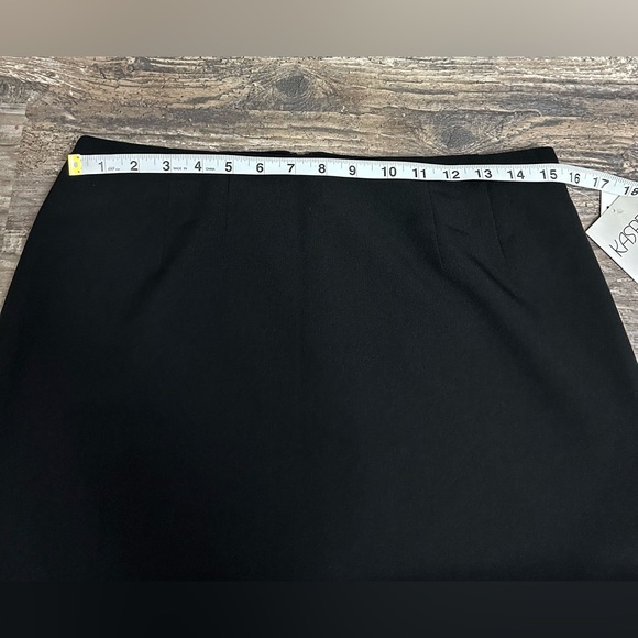 NWT Kasper Women’s Black Pencil Skirt Size 6 - Picture 4 of 9